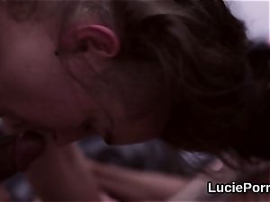 amateur sapphic sweethearts get their stretch twats munched and screwed